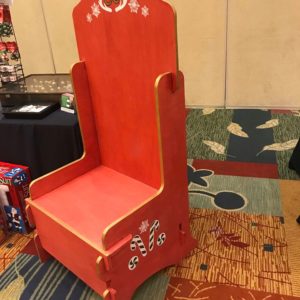 Santa Chair Red Classic Claus