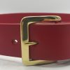 Red Leather Dress Belts for Santa and Mrs. Claus - Image 7