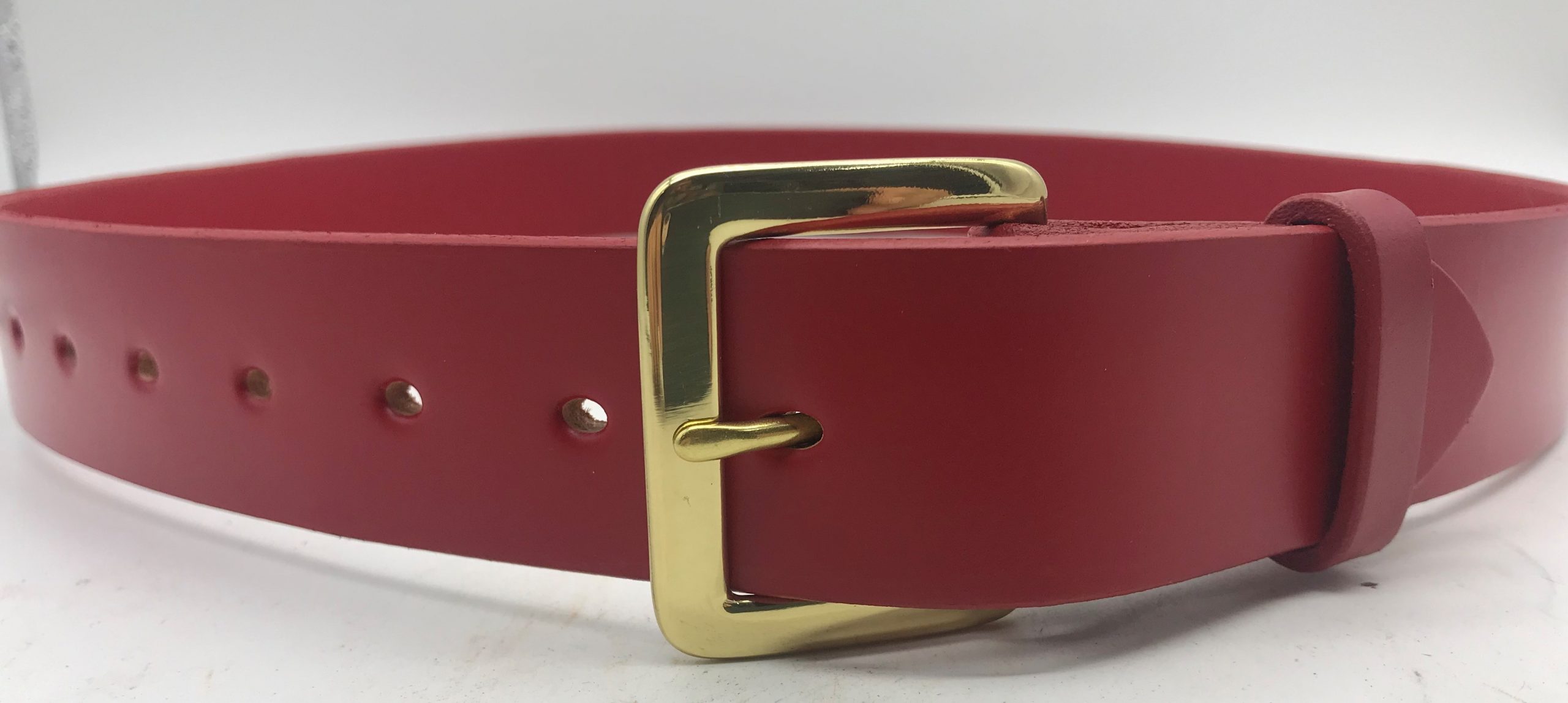 Red Leather Dress Belts for Santa and Mrs. Claus - Shop Classic Claus