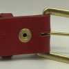 Red Leather Dress Belts for Santa and Mrs. Claus - Image 4