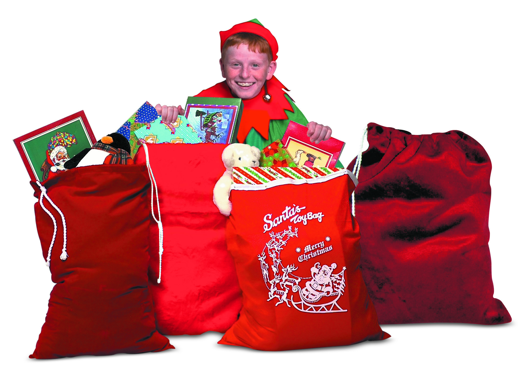 Santa Toy Bags