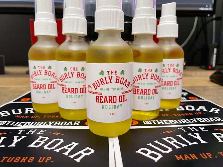 Burly Boar Beard Oil Holiday Oil